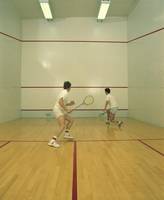 One of the Squash courts at East Radnor Leisure Centre