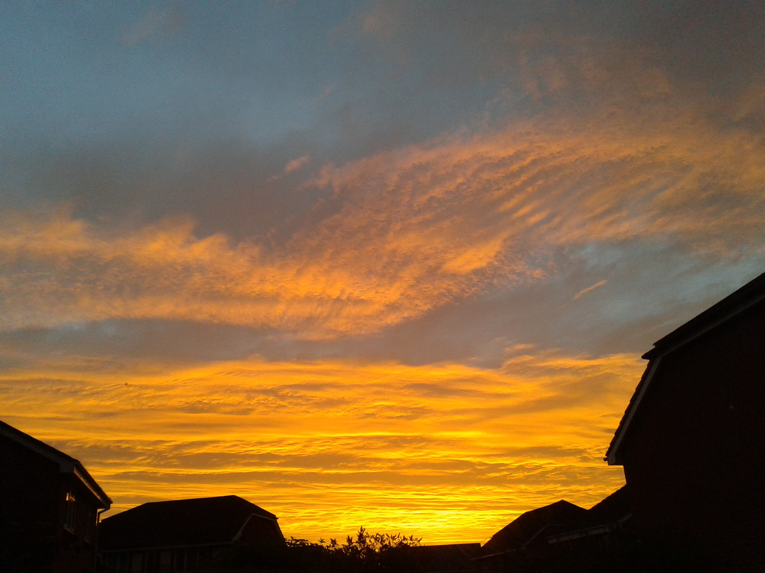 sunrise over Herefordshire in September